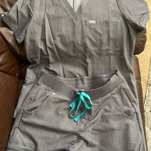 Figs Zamora Jogger Graphite Set